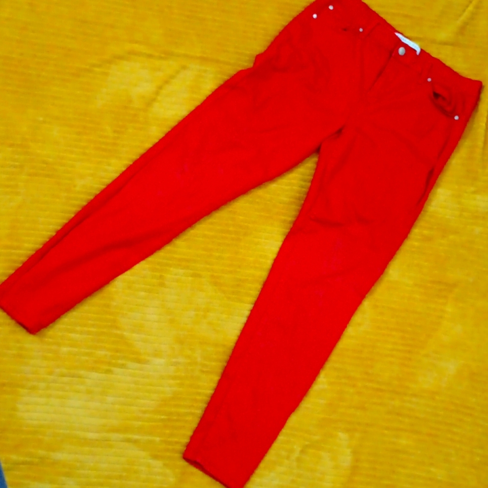 Celebrity Pink mid-rise skinny jeans red 11x30